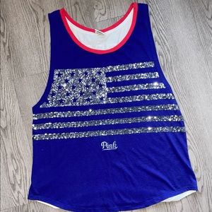 Victoria’s Secret Pink sequin tank top